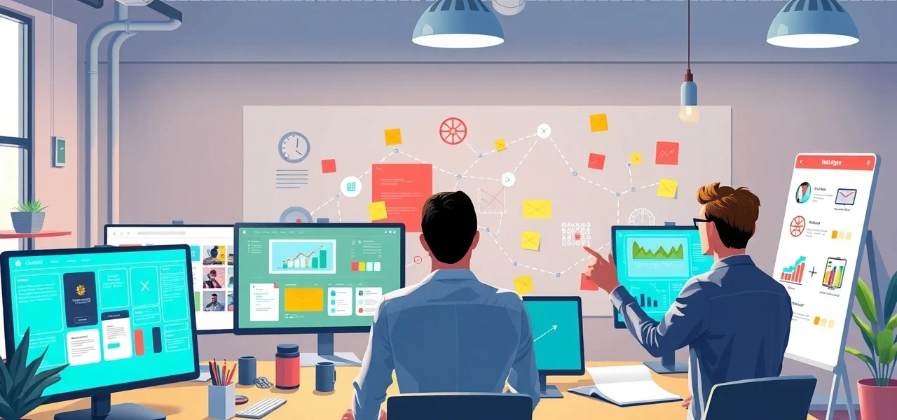 illustration du design d'experience et du marketing digital