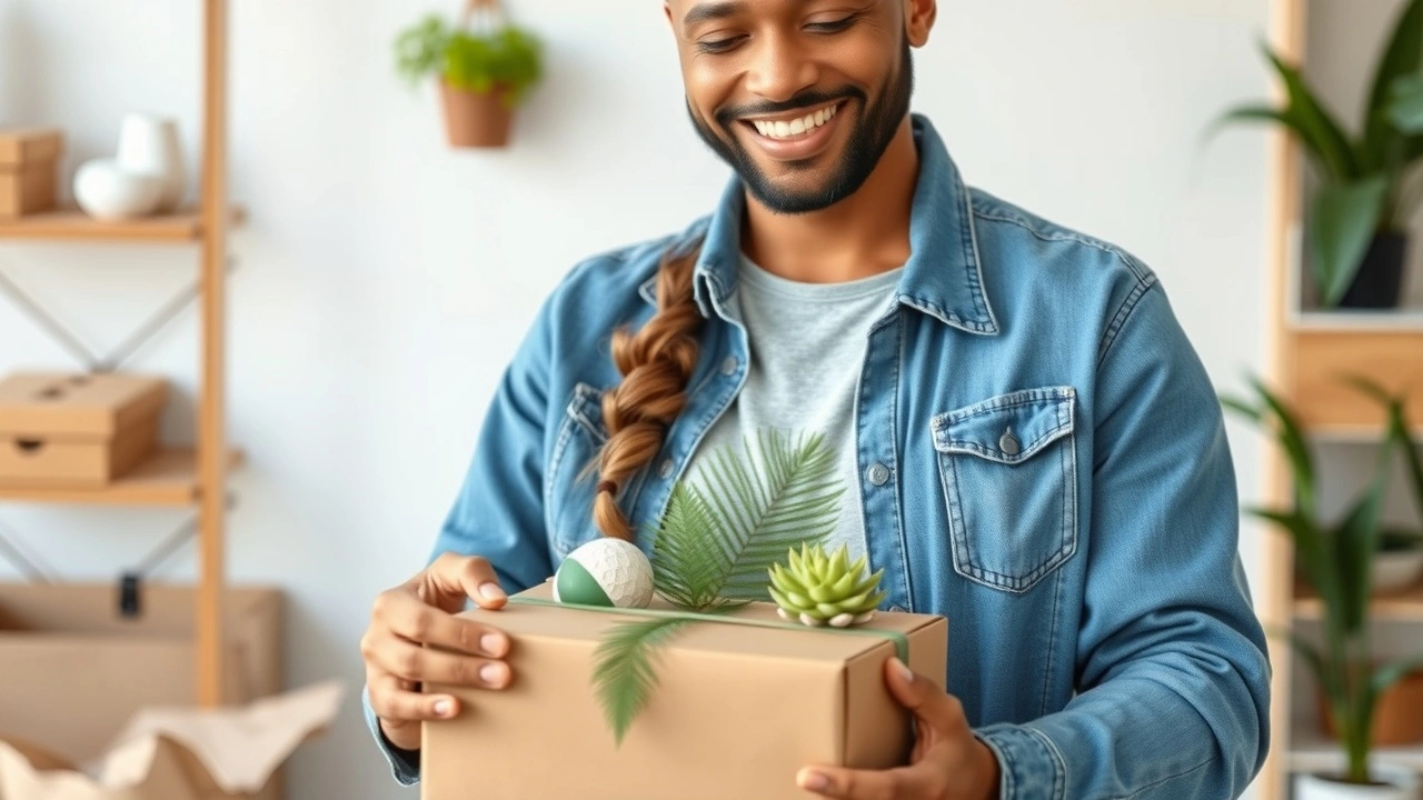 client recevant un colis durable d'un commerce electronique