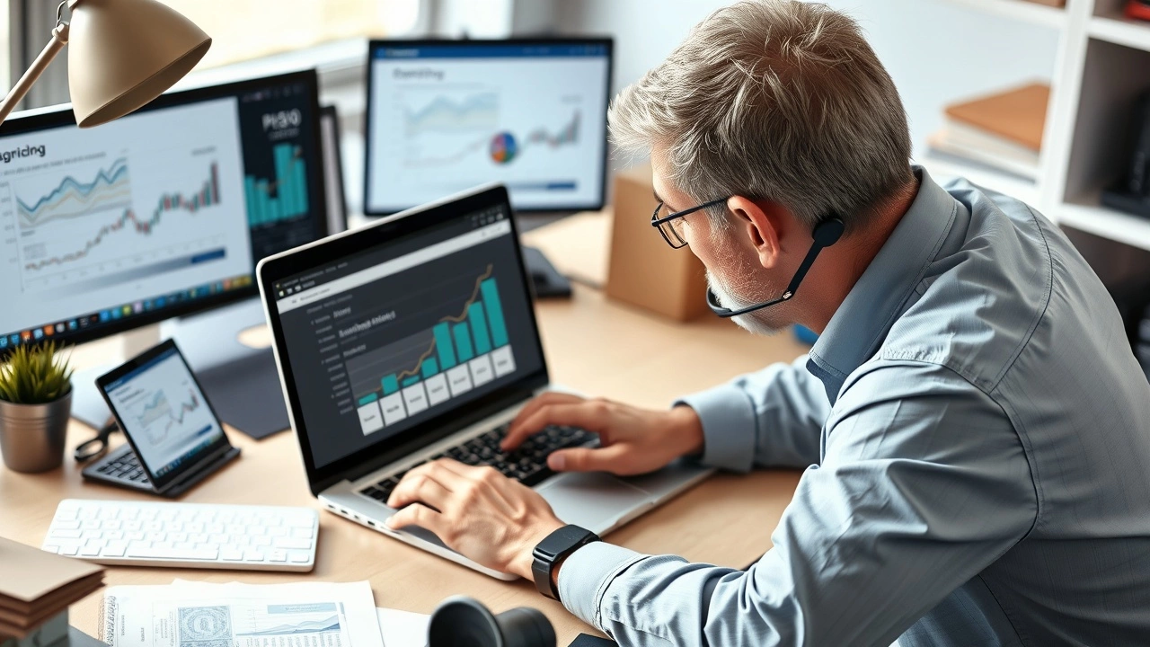 person analysant des stratégies de prix de formation en ligne
