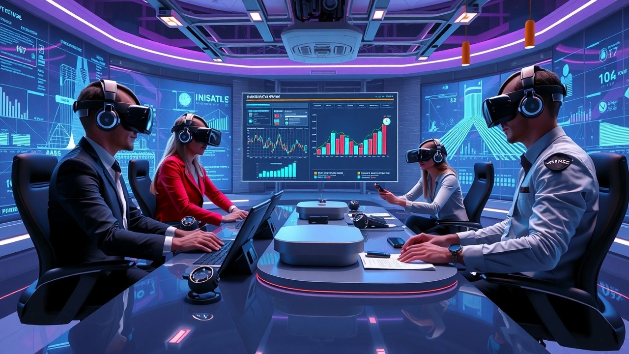 équipe de marketing dans un environnement virtuel