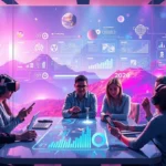 Une illustration de l'impact des métavers sur le marketing digital en 2024.