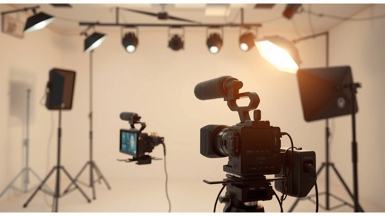 configuration d'un studio de streaming en direct