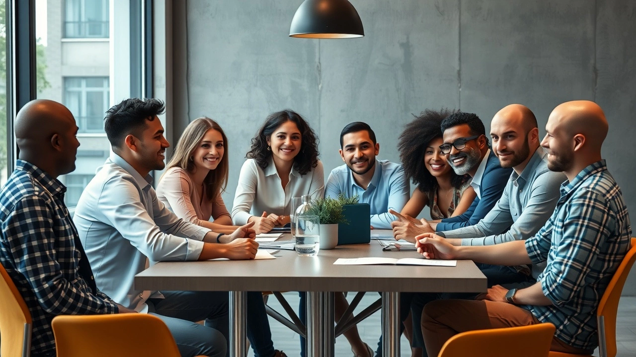 groupe de personnes partageant des expériences de conception web