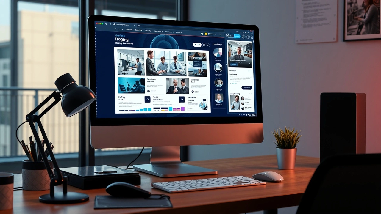 espace de travail de conception d'interface utilisateur