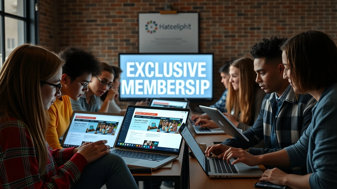 groupe d individus utilisant du contenu de membership en ligne