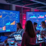 Une illustration de l'impact des technologies d'apprentissage automatique sur le marketing digital.