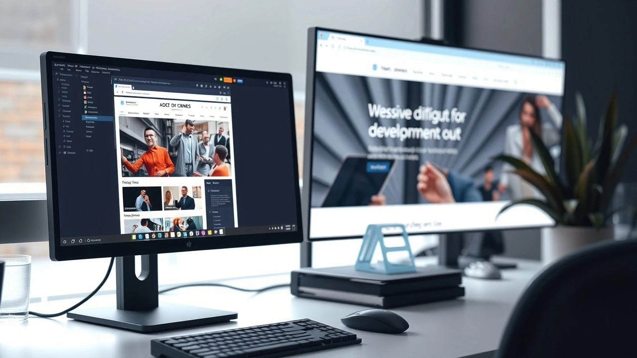 installation d'un ordinateur avec applications de développement web