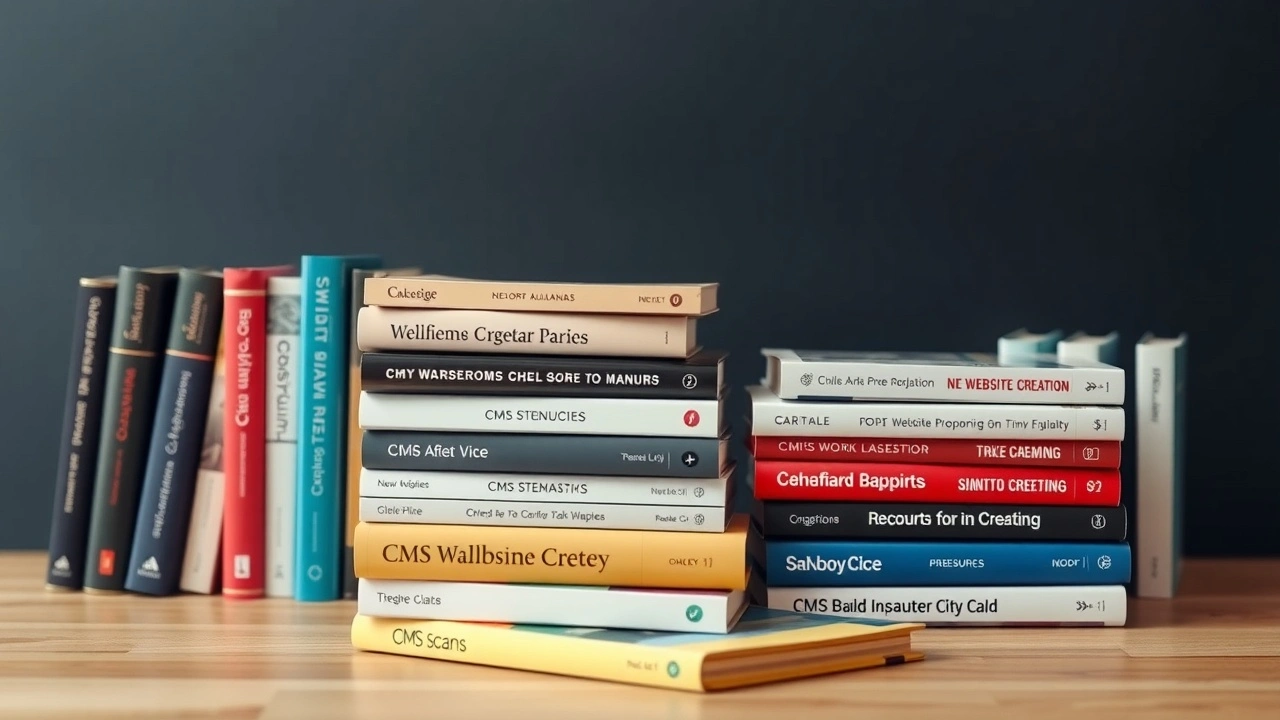 collection de livres et ressources sur les CMS