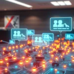 Illustration d'un réseau de sites interconnectés pour maximiser les revenus