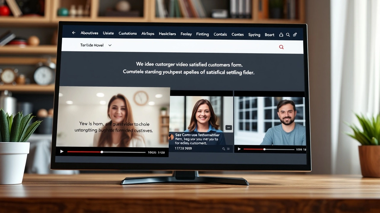 site web avec des temoignages video clients