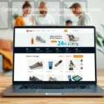 Illustration d'un site e-commerce optimisé pour l'expérience utilisateur