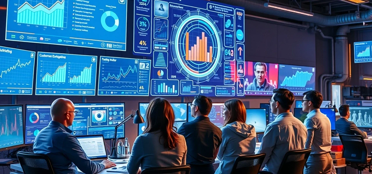 Une scène illustrant les tendances en matière de personnalisation dans le marketing digital en 2024.