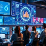 Une scène illustrant les tendances en matière de personnalisation dans le marketing digital en 2024.