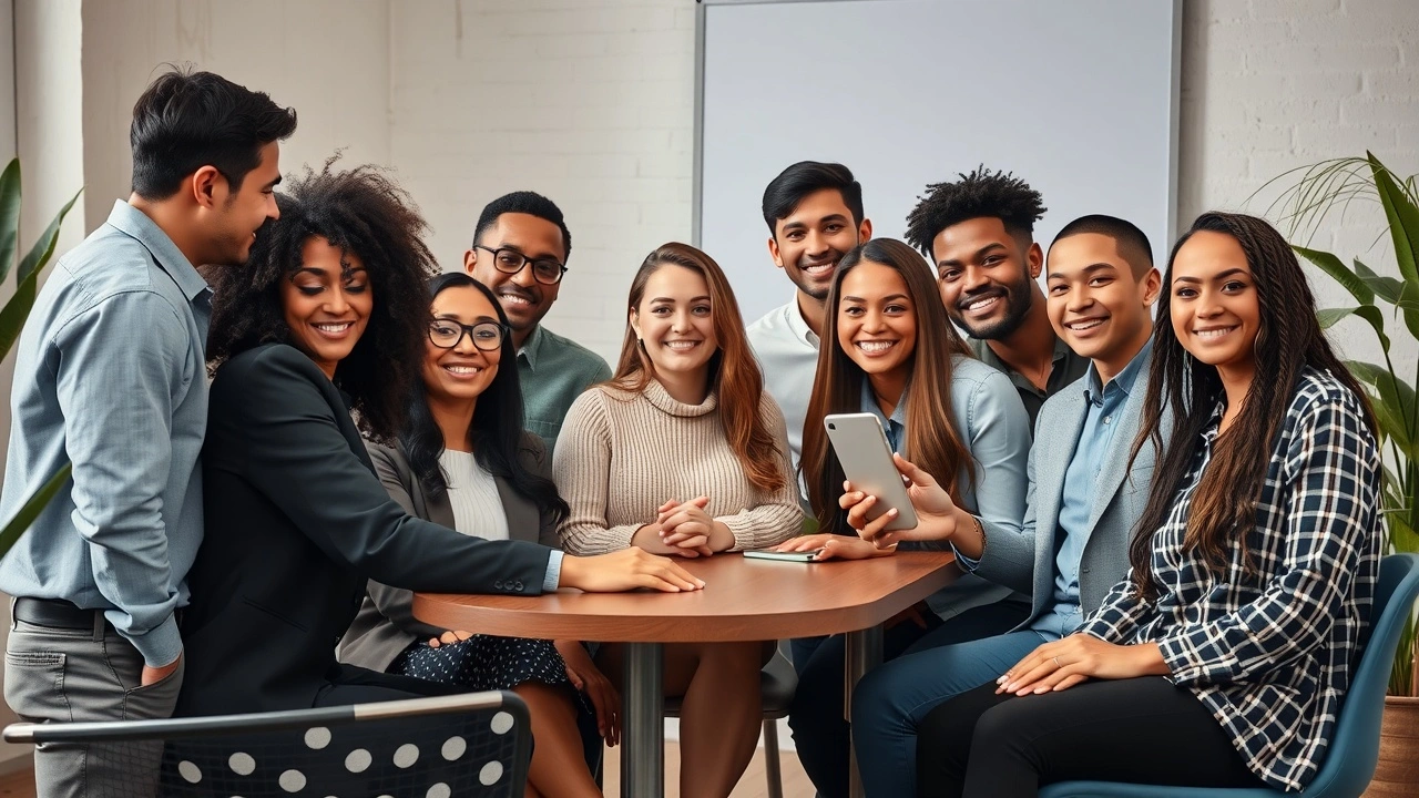 groupe d'influenceurs de niche en réunion