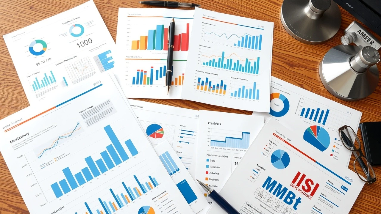 collection de rapports d'etudes de marche et graphiques