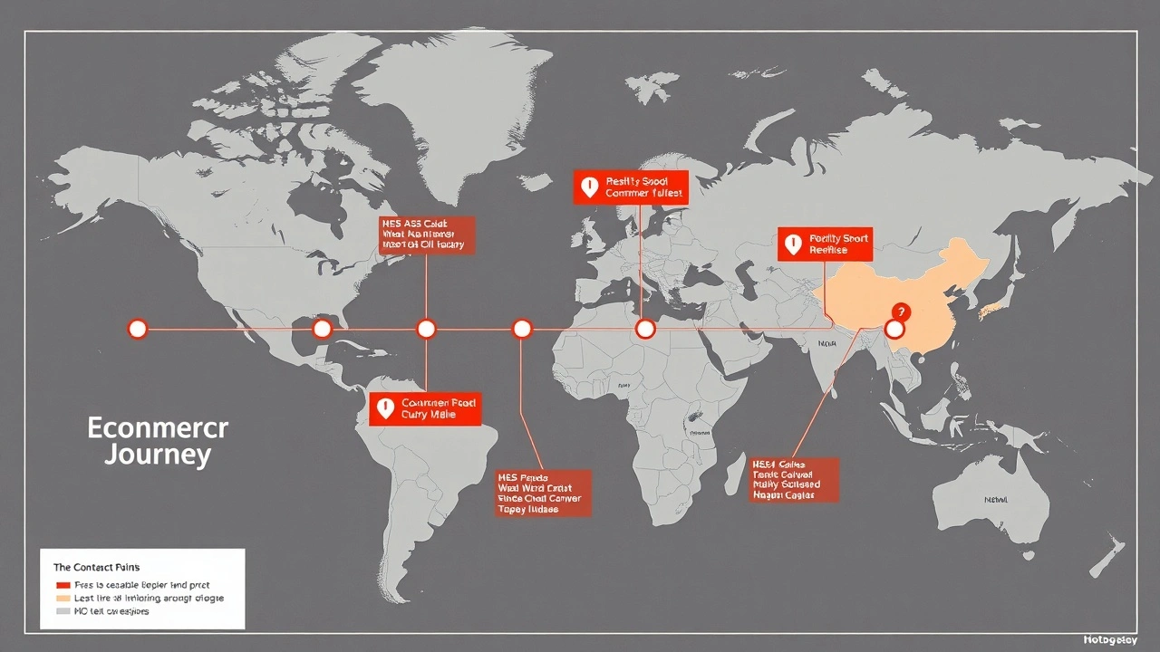 carte du parcours client avec points de contact